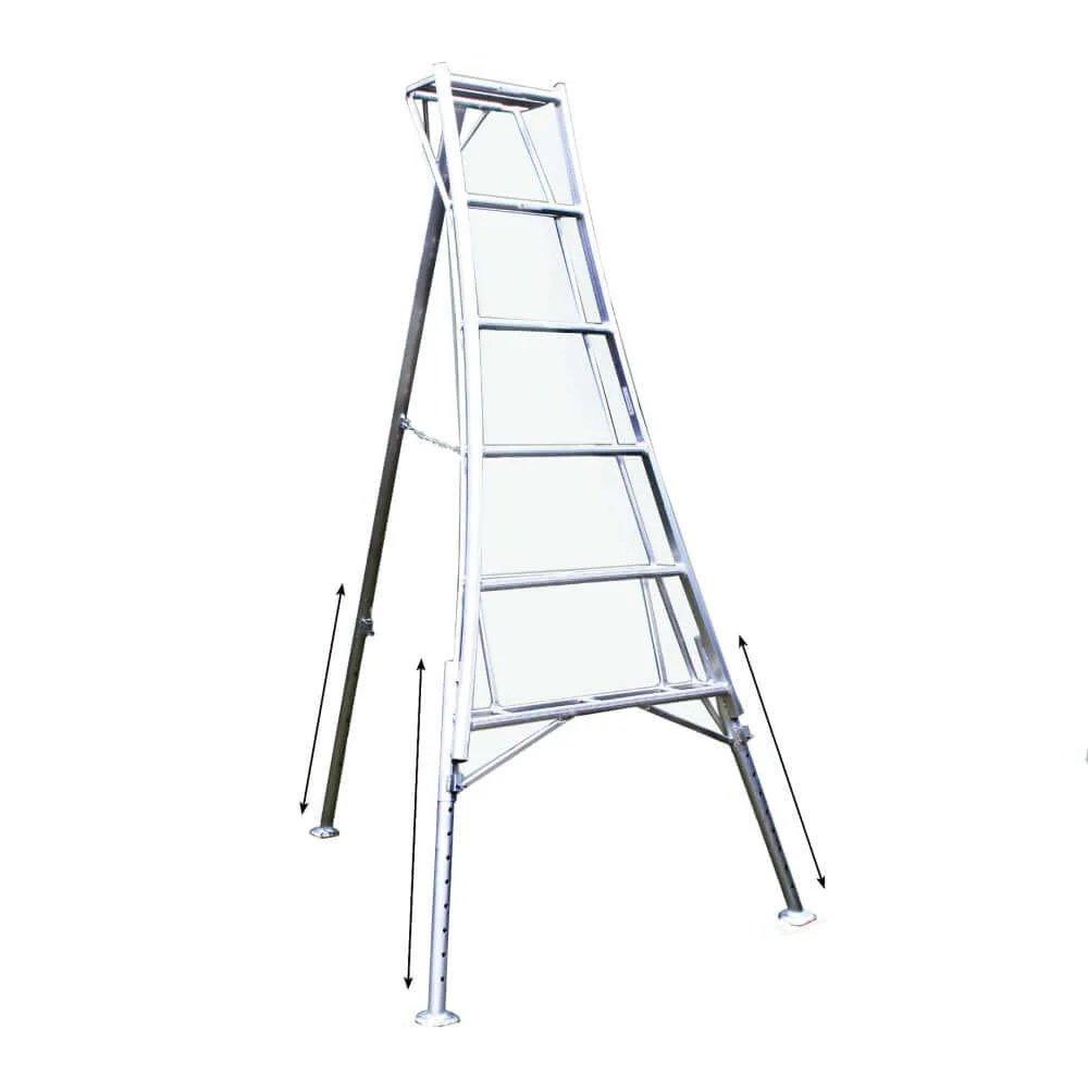 Hendon HPM 3 Leg Adjusting Tripod Ladder 8FT/2.4M