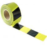 70mm x 500m Black& Yellow Barrier Tape