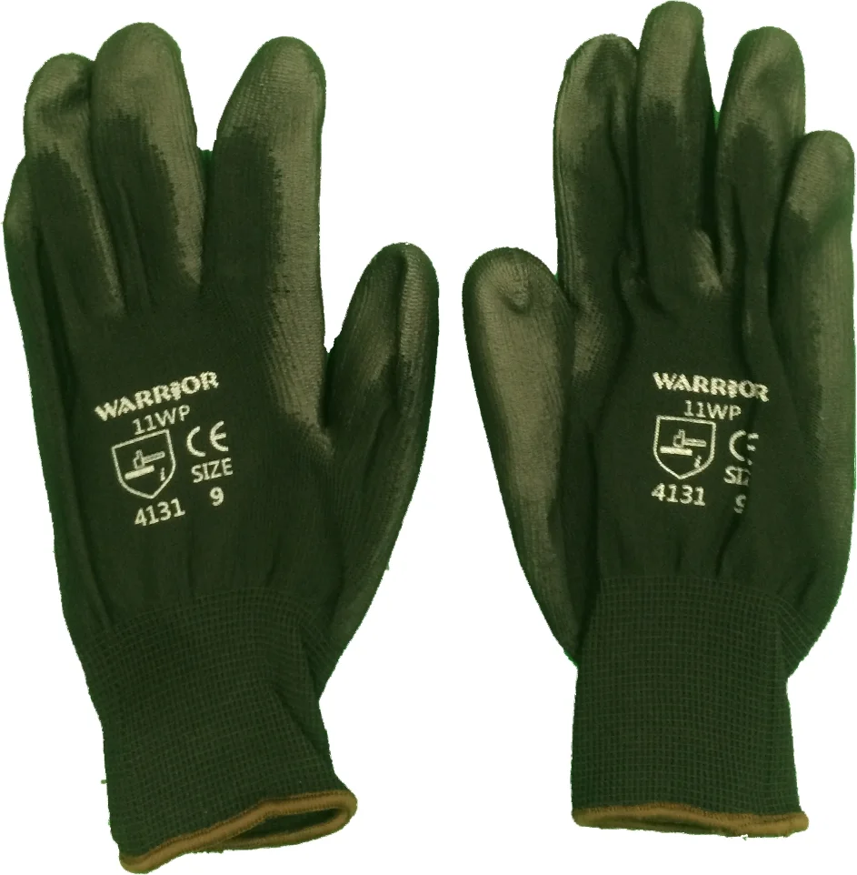 Black Nitrile Coated PU Work Gloves