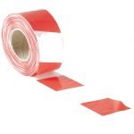70mm x 500m Red & White Barrier Tape